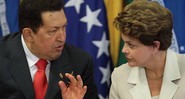 Dilma Rousseff e Hugo Chávez - AP