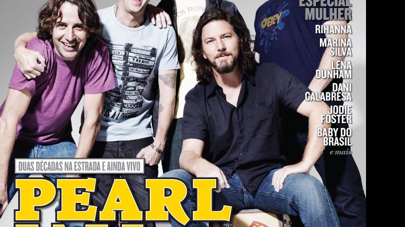 O Pearl Jam na capa da <i>Rolling Stone Brasil</i>