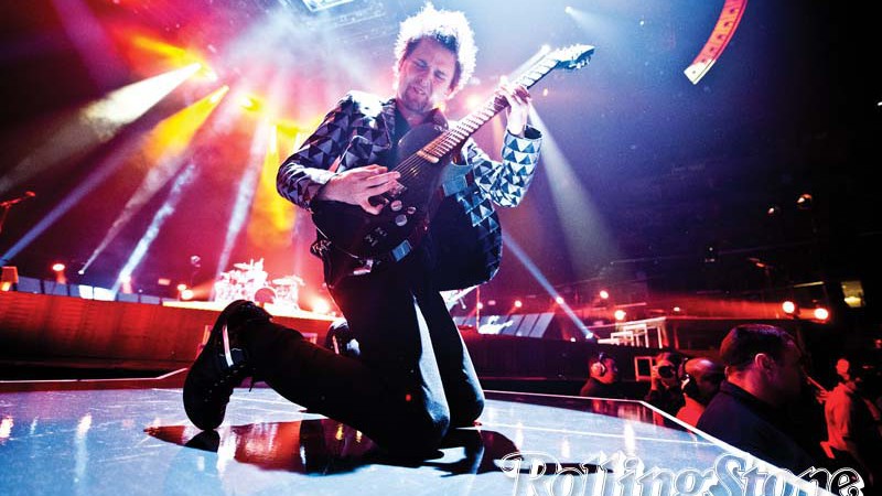 <b>APOCALÍPTICOS</b> Matthew Bellamy comanda o Muse em Los Angeles, em janeiro - MARCELLO AMBRIZ