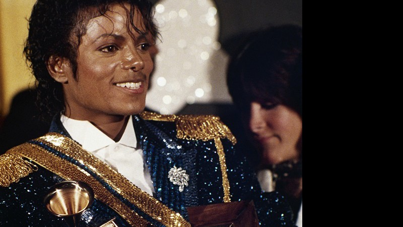 Michael Jackson em 1984, vitorioso no Grammy - AP