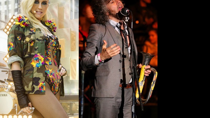 Montagem em fotos de Ke$ha e Flaming Lips - Montagem / AP