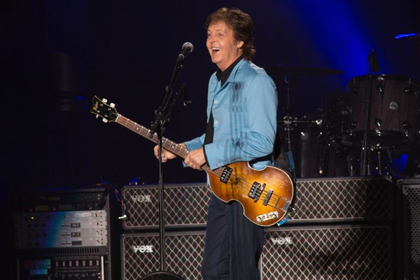 Paul McCartney no primeiro show da turnê <i>Out There</i>, em Minas Gerais - Marcos Hermes/Divulgação