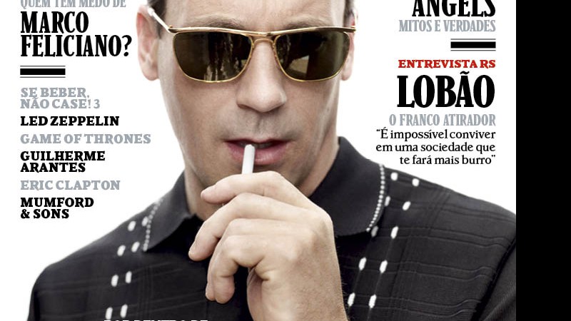 Jon Hamm em uma das capas de maio da <i>Rolling Stone Brasil</i>