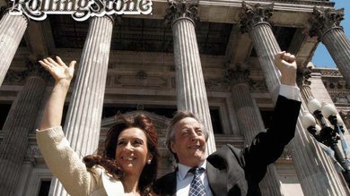 <b>CASAL PRESIDENCIAL</b> Christina e Nestor Kirchner: a lua de mel com a mídia durou pouco - Editorial Perfil