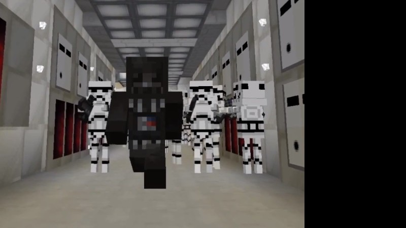 Star Wars em Minecraft - Reprodução