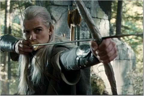 Orlando Bloom como Legolas - Reprodução