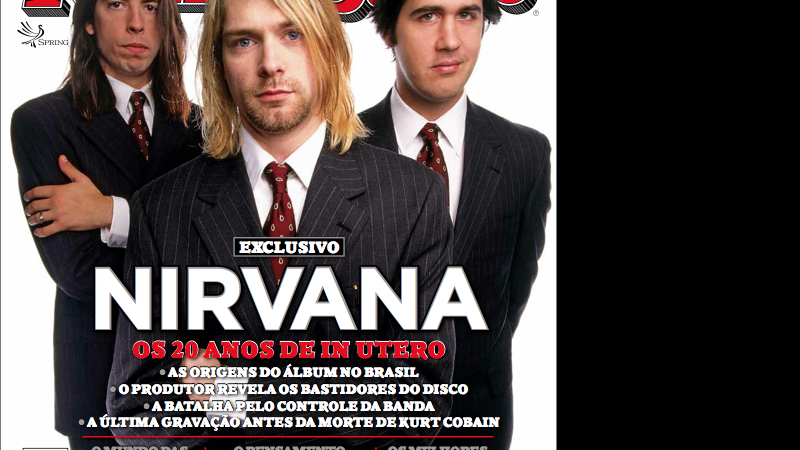 Nirvana na capa da edição de agosto da <i>Rolling Stone Brasil</i>