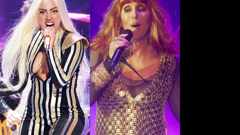 Lady Gaga e Cher - Montagem / AP