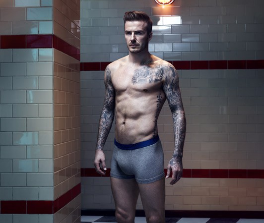 David Beckham para a H&M - Divulgação