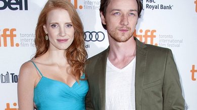 Jessica Chastain e James McAvoy - Arthur Mola/AP