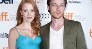 Jessica Chastain e James McAvoy - Arthur Mola/AP