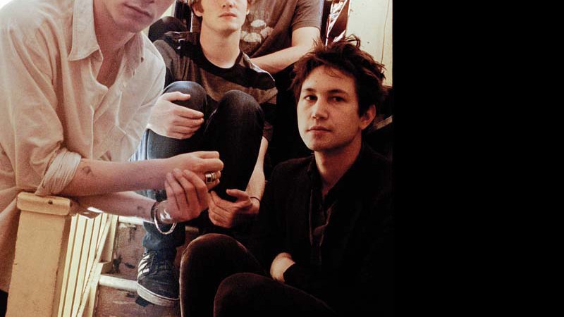 <b>REVOLTA COM HYPE</b> O Palma Violets de Chilli Jesson (à esq.) não quer braços cruzados nos shows - Tom Beard