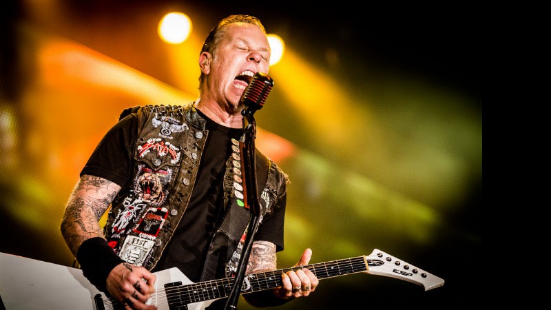 A banda liderada por James Hetfield tocou por mais de duas horas, para o delírio dos fãs que lotaram a Cidade do Rock – como todos os outros seis dias.  - Fernando Schlaepfer / I Hate Flash / Divulgação