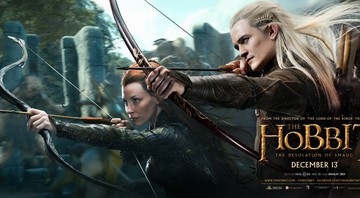 Tauriel (Evangeline Lilly), personagem criada para o filme, e Legolas (Orlando Bloom), formam uma improvável parceria no segundo filme.  - Divulgação