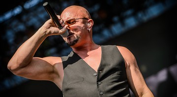 O Queensryche se apresentou com uma formação que conta apenas com um integrante original, o vocalista Geoff Tate - Stephan Solon/XYZ Live/ Divulgação