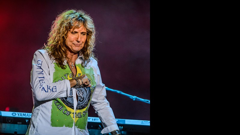 Whitesnake do vocalista David Coverdale subiu ao palco com vinte minutos de atraso - Stephan Solon/XYZ Live/ Divulgação