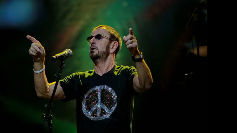 Ringo Starr fez show acompanhado da All-Starr Band, no Credicard Hall, em São Paulo. - MRossi / T4F / Divulgação