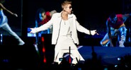 Justin Bieber tocou na Arena Anhembi, em São Paulo.  - Camila Cara / Divulgação / T4F