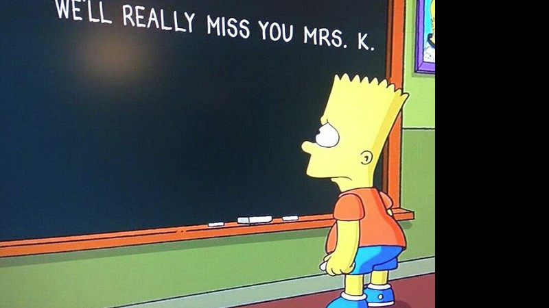 Os Simpsons - Bart faz homenagem à professora Krabappel  - Divulgação