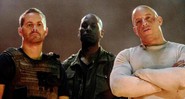 Vin Diesel, Paul Walker e Tyrese Gibson no set de <i>Velozes e Furiosos 7</i> - Reprodução/Facebook