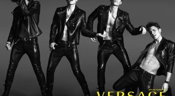 Campanha da Versace com Nolan Funk - Divulgação