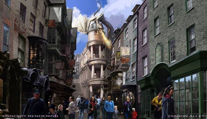 O Beco Diagonal de Harry Potter será inaugurado na temporada de verão norte-americana em Orlando. Veja a seguir algumas das novidades. - Reprodução / Facebook