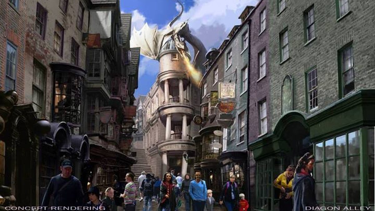 O Beco Diagonal de Harry Potter será inaugurado na temporada de verão norte-americana em Orlando. Veja a seguir algumas das novidades. - Reprodução / Facebook