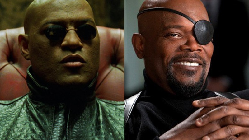 Laurence Fishburne  e Samuel L. Jackson  - Montagem