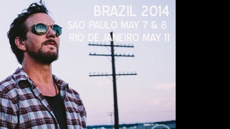 Eddie Vedder tour solo Brasil 2014 - Reprodução/Instagram