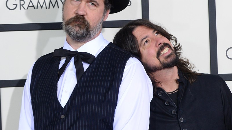 Krist Novoselic e Dave Grohl - Jordan Strauss/AP