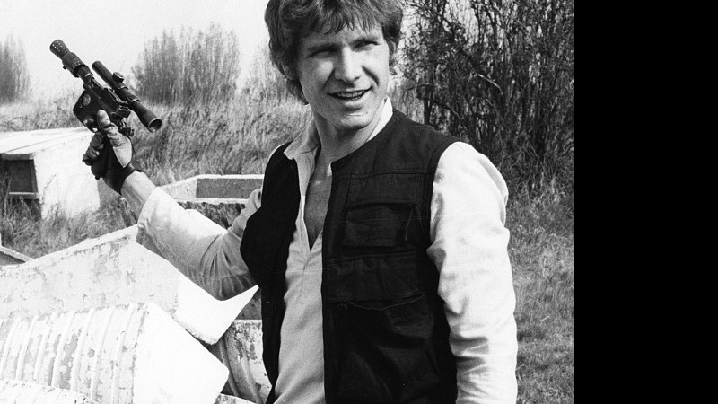 Harrison Ford já com as roupas de Han Solo.  - Reprodução / Instagram