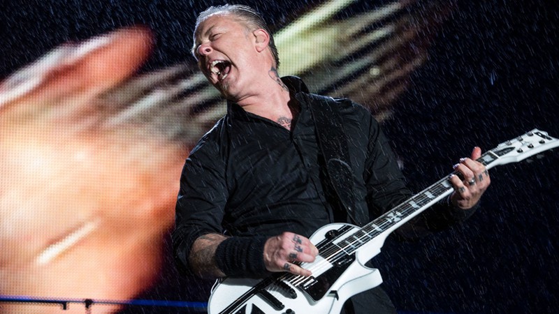 Metallica em SP, durante o show da turnê <i>By Request</i> - Marcos Hermes/Agência Lens