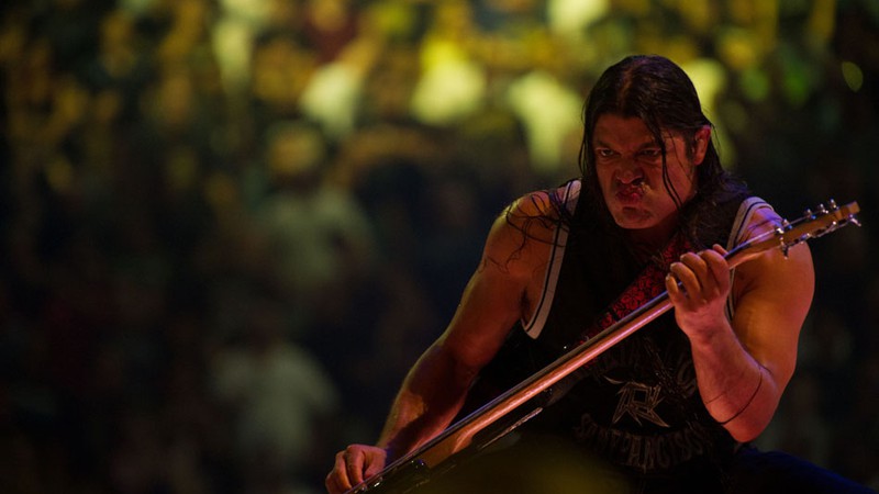 Robert Trujillo no show de <i>Through the Never</i> - Divulgação