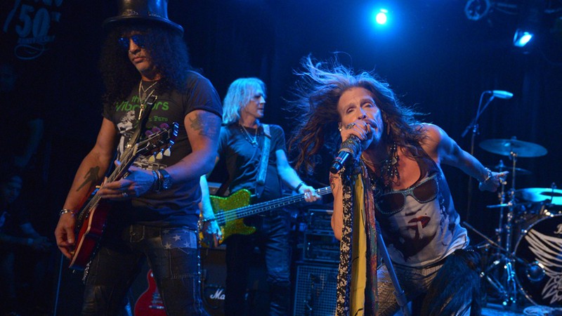 Aerosmith e Slash - John Shearer/AP