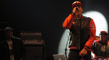 Mano Brown faz apresentação relâmpago no festival Tamo Aí na Atividade. - Lucas Brêda