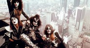 REIS DE NOVA YORK
(A partir da esq., de cima para baixo) Paul Stanley, Ace Frehley, Gene Simmons e Peter Criss - Barry levine/kiss catalog ltd. 