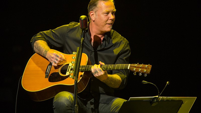 James Hetfield, vocalista do Metallica (Foto: Paul A. Hebert/AP)