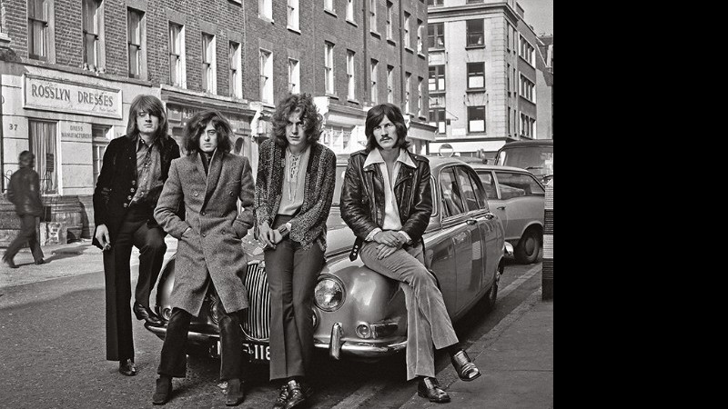 <b>No Passado</b><br>

John Paul Jones, Jimmy Page, Robert Plant e John Bonham em 1968. - Getty Images