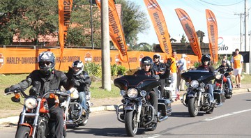 Encontro anual National HOG (Harley Owners Group) levou 750 entusiastas da escuderia ao sul do Brasil - Divulgação/National HOG Rally