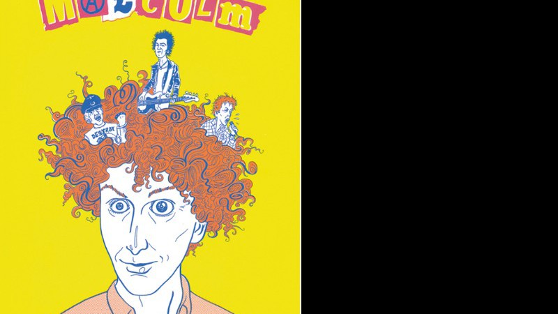 Entrevista com Malcolm McLaren é traduzida em quadrinhos.