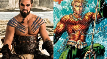 Jason Mamoa - Aquaman - Montagem/Reprodução