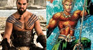 Jason Mamoa - Aquaman - Montagem/Reprodução