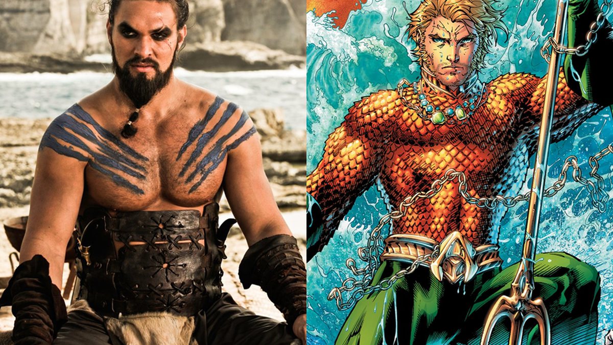 Jason Mamoa - Aquaman - Montagem/Reprodução