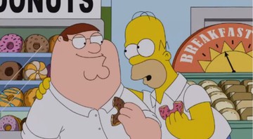 Homer Simpson e Peter Griffin se tornam bons amigos - Reprodução / Vídeo