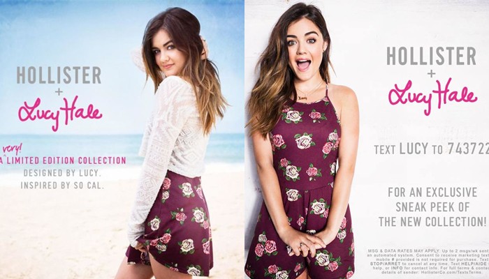 Lucy Hale - Hollister - Reprodução