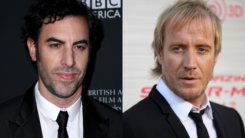 Rhys Ifans e Sacha Baron Cohen  - Matt Sayles/AP