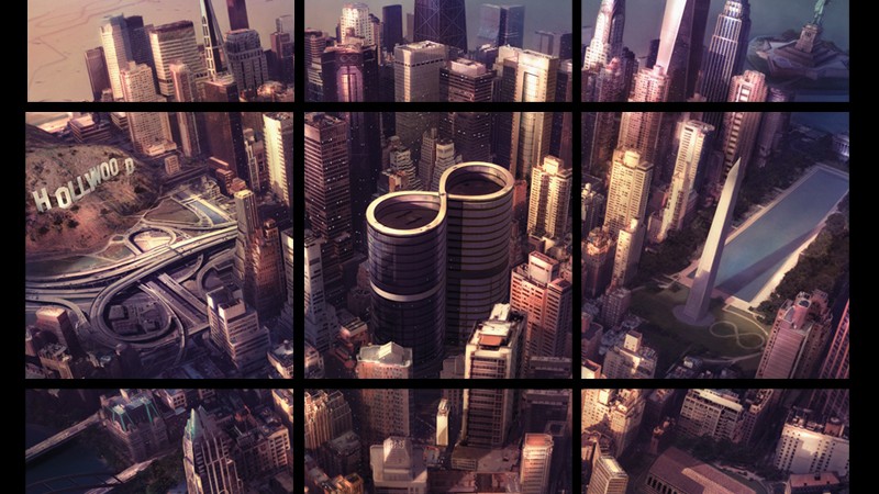 Montagem com todas as capas de <i>Sonic Highways</i>, novo disco do Foo Fighters - Reprodução