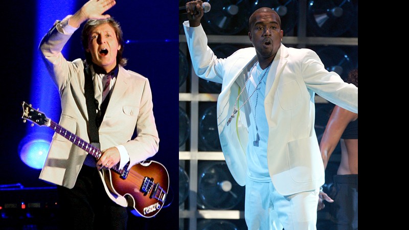 Paul McCartney e Kanye West - Bruce Crummy e Eric Jamison/AP