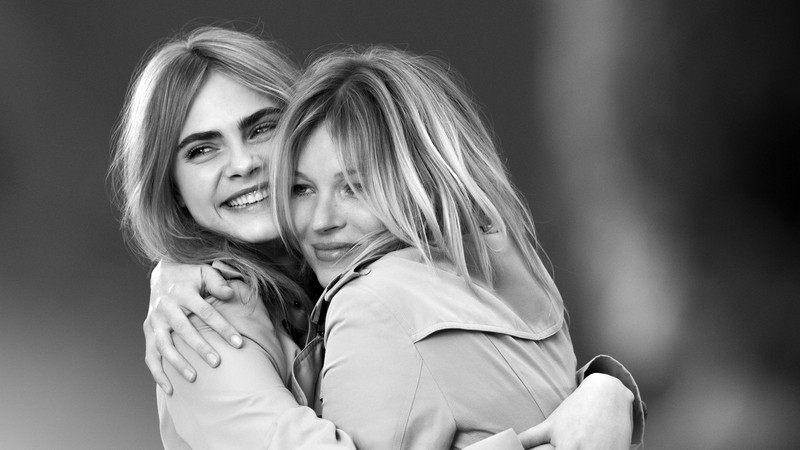 Kate Moss e Cara Delevingne  - Reprodução