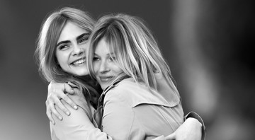 Kate Moss e Cara Delevingne  - Reprodução